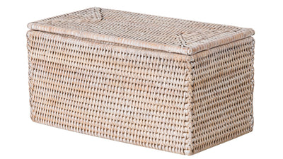 La Jolla Rectangular Rattan Storage and Toilet Roll Box