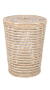 Cambria Rattan Laundry Mesh Hamper with Liner