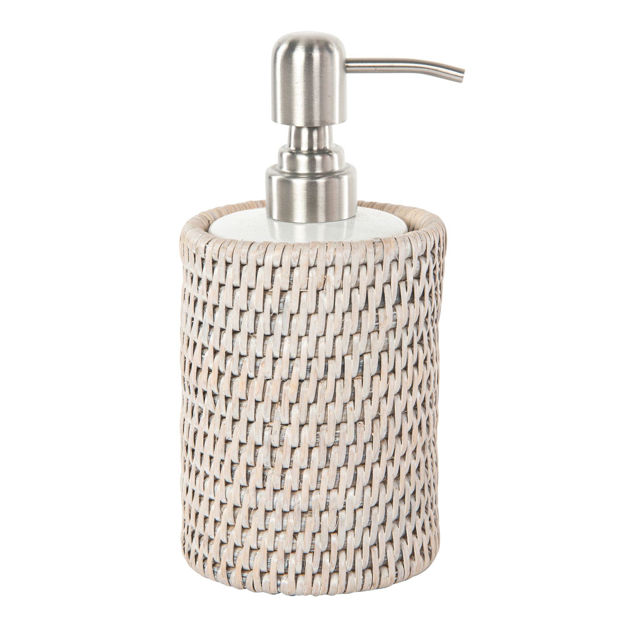La Jolla Rattan Liquid Soap Dispenser