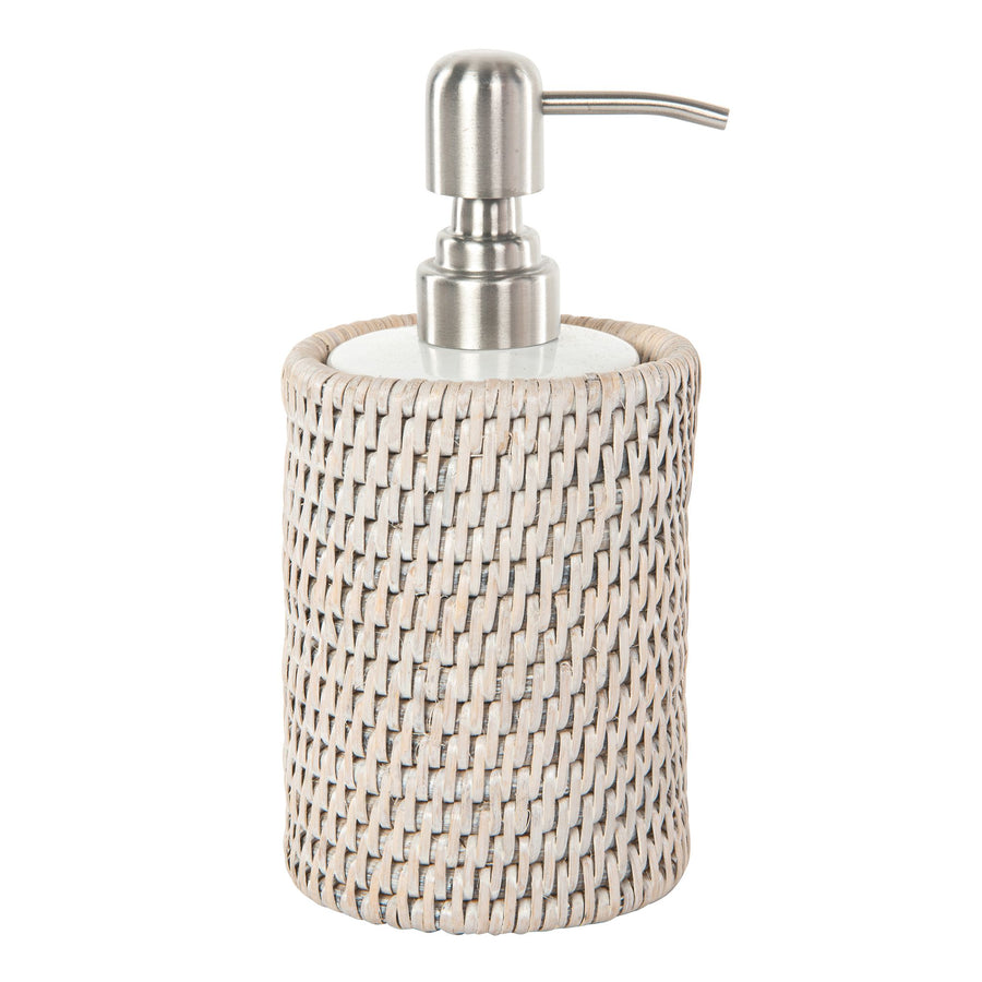 La Jolla Rattan Liquid Soap Dispenser