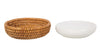 La Jolla Rattan Round Soap Dish