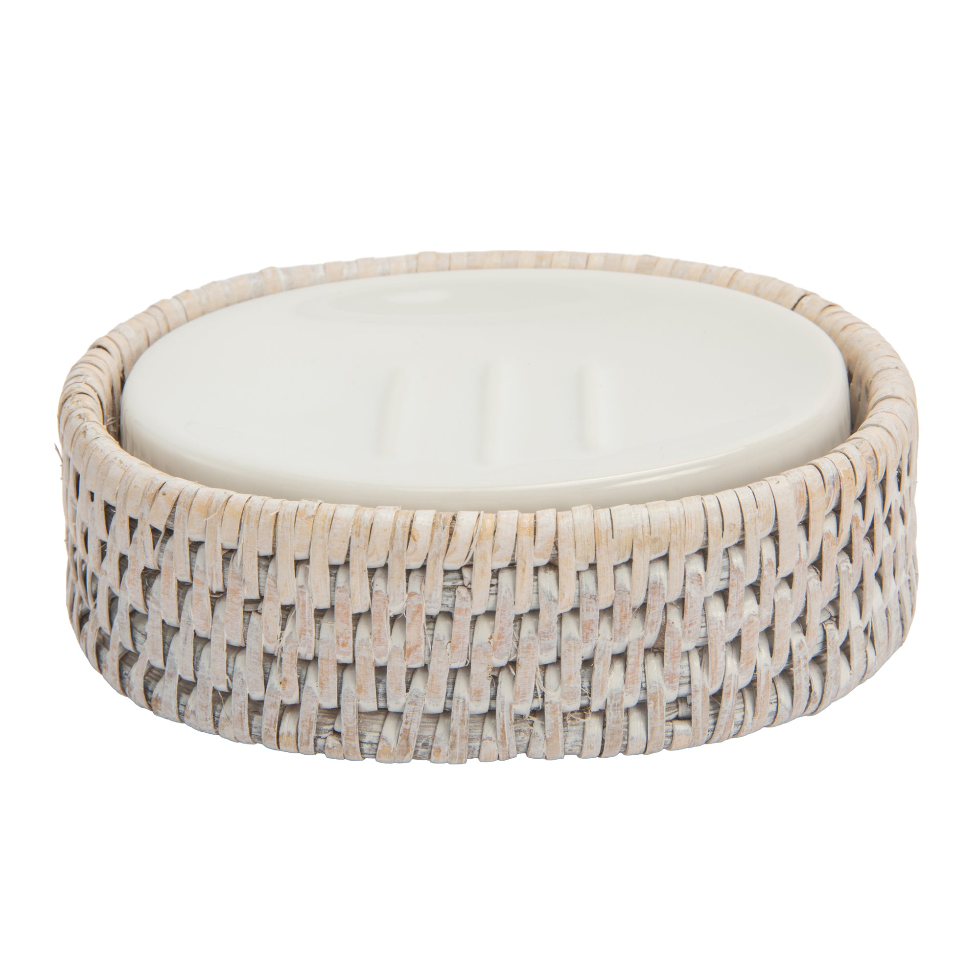 La Jolla Rattan Round/Oval Soap Dish