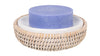 La Jolla Rattan Round Soap Dish