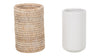 La Jolla Rattan Bathroom Tumbler and Toothbrush Holder (10 fl.oz.)