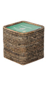 La Jolla Rattan Square Tissue Box Cover