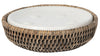 La Jolla Rattan Round Soap Dish