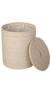 Loma Round Rattan Hamper and Laundry Basket with Removable Liner