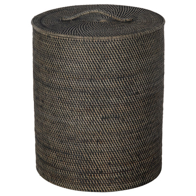 Loma Round Rattan Hamper and Laundry Basket with Removable Liner