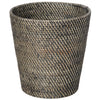 Loma Round Rattan Paper Waste Basket