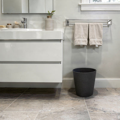 Loma Round Rattan Paper Waste Basket