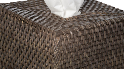 Loma Square Rattan Tissue Box Cover