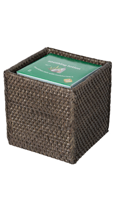 Loma Square Rattan Tissue Box Cover