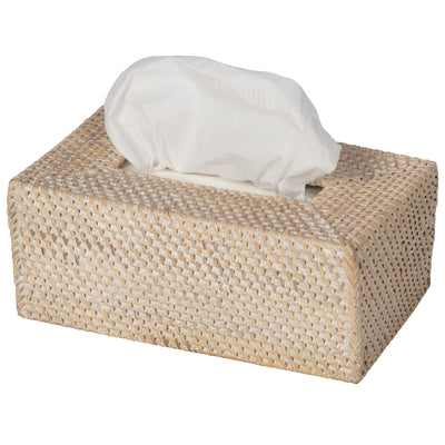 Loma Rectangular Rattan Tissue Box Cover