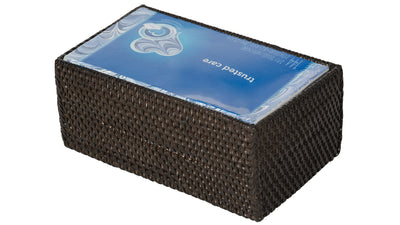 Loma Rectangular Rattan Tissue Box Cover