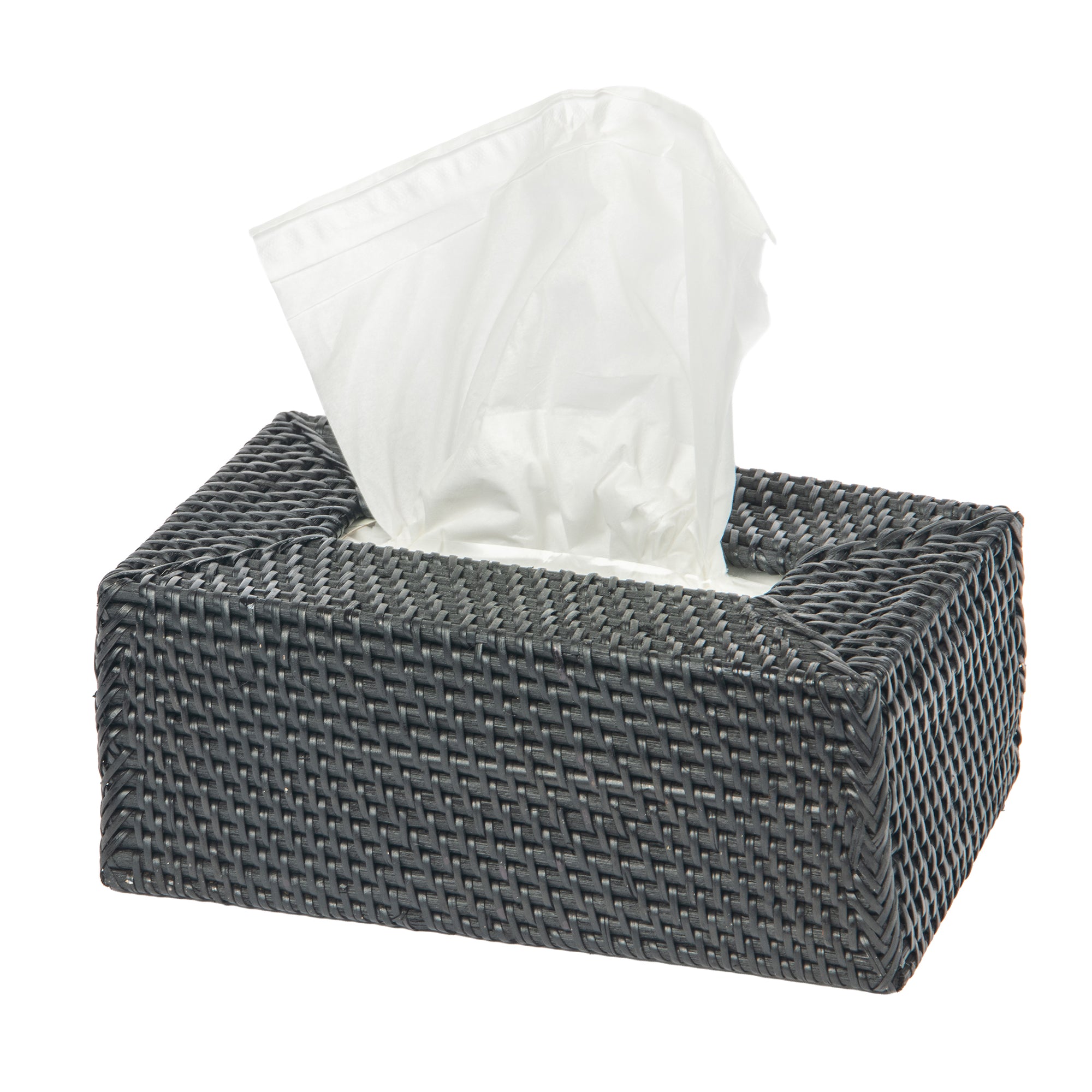 Loma Rectangular Rattan Tissue Box Cover
