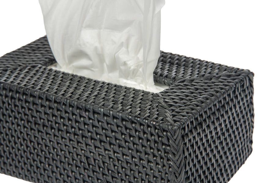 Loma Rectangular Rattan Tissue Box Cover
