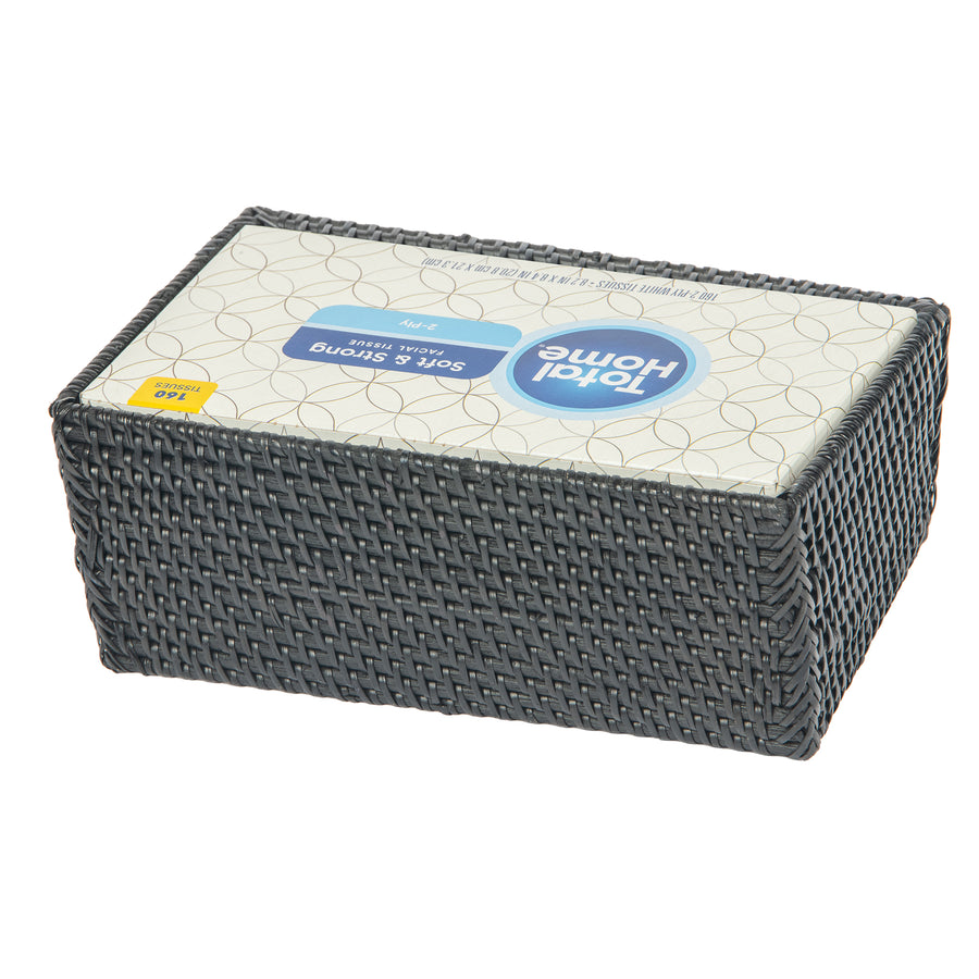 Loma Rectangular Rattan Tissue Box Cover