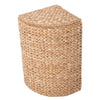 Pie Shaped Sea Grass Corner Hamper w/Liner, Natural