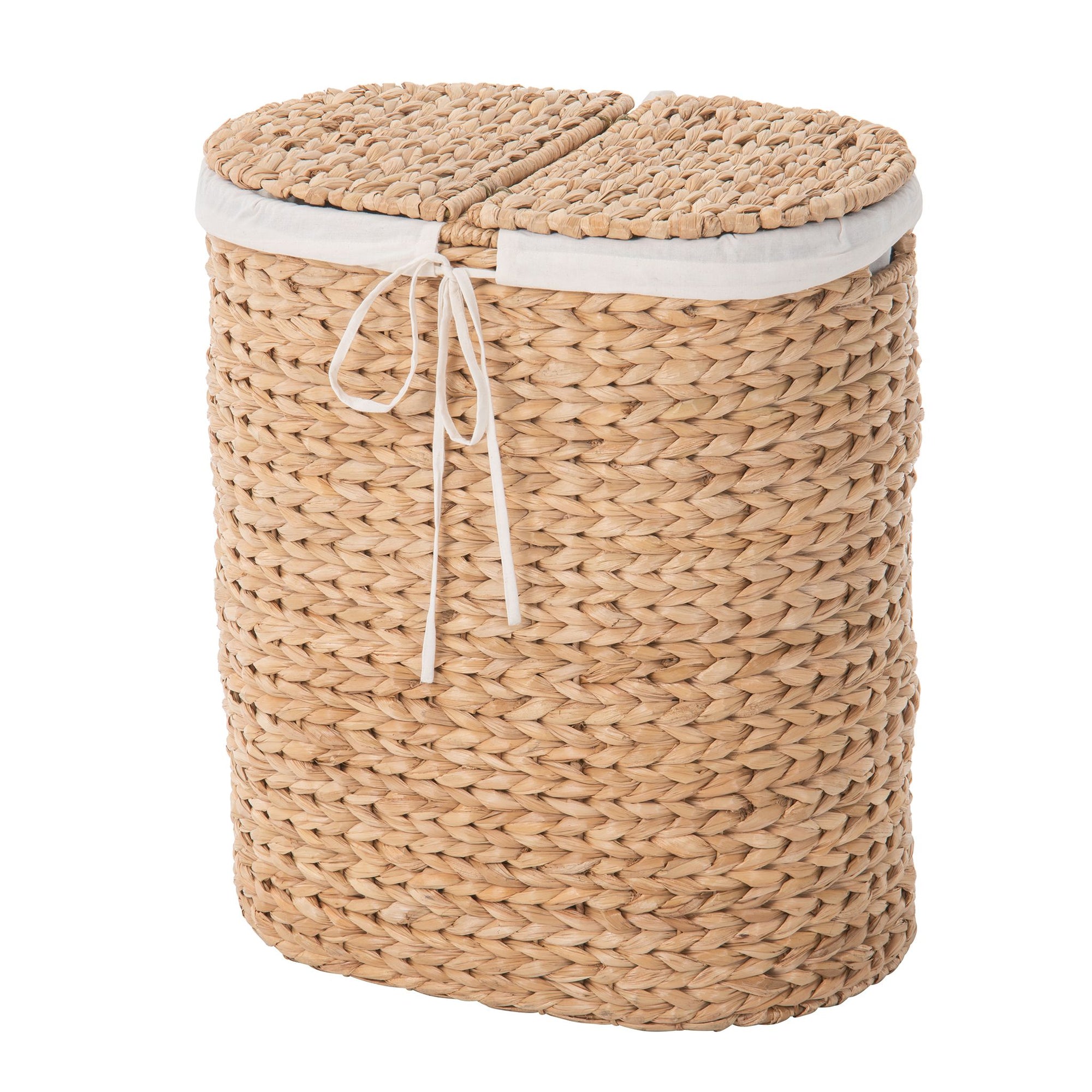 Organizing Essentials Oval Willow Laundry Basket