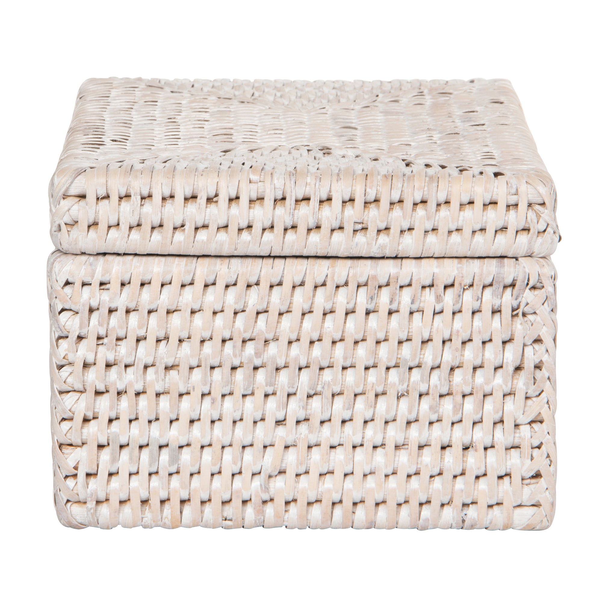 La Jolla Rattan Storage Box for Wet Wipes, Jewelery and More