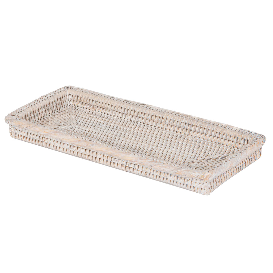 La Jolla Rattan Perfume, Vanity & Bathroom Counter Top Tray