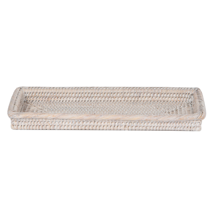 La Jolla Rattan Perfume, Vanity & Bathroom Counter Top Tray