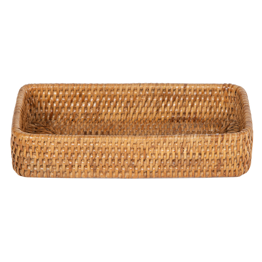 La Jolla Rattan Vanity & Bathroom Counter Top Tray
