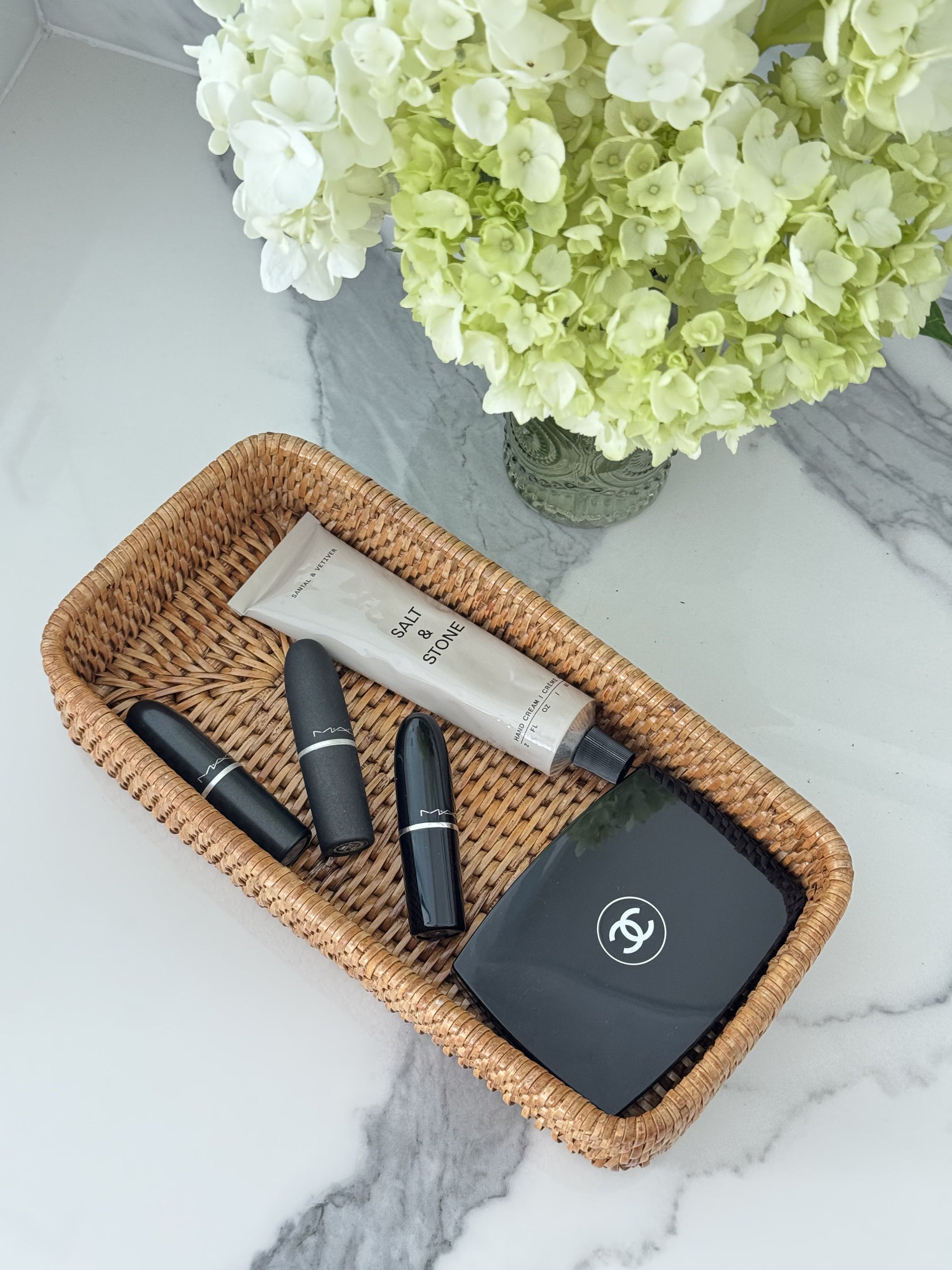 La Jolla Rattan Vanity & Bathroom Counter Top Tray