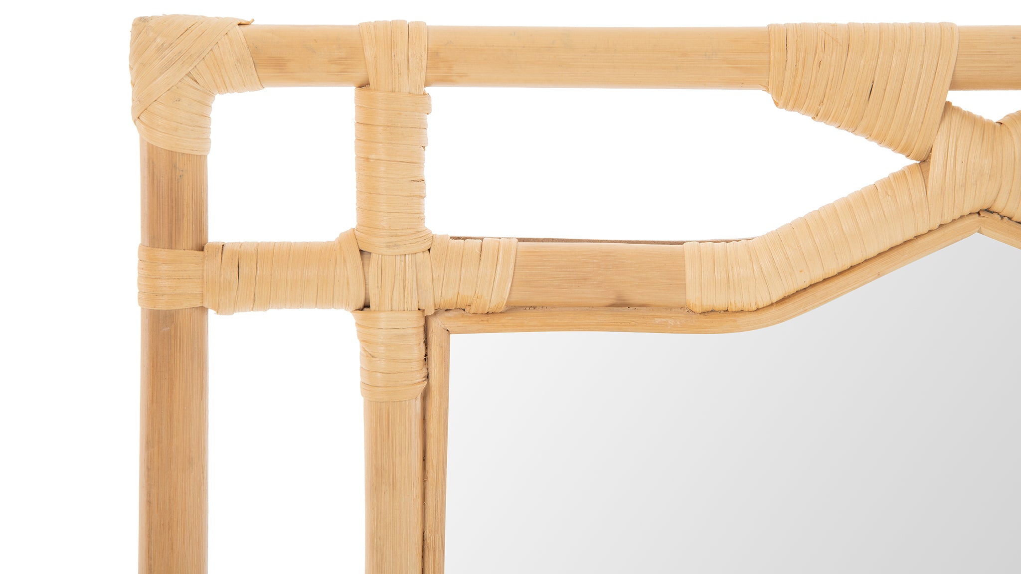 Gold Leaf Iron Bamboo Mirror by Barclay Butera | Fig Linens