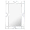 Rectangular Rattan Decorative Chippendale Wall Mirror