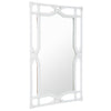 Rectangular Rattan Decorative Chippendale Wall Mirror