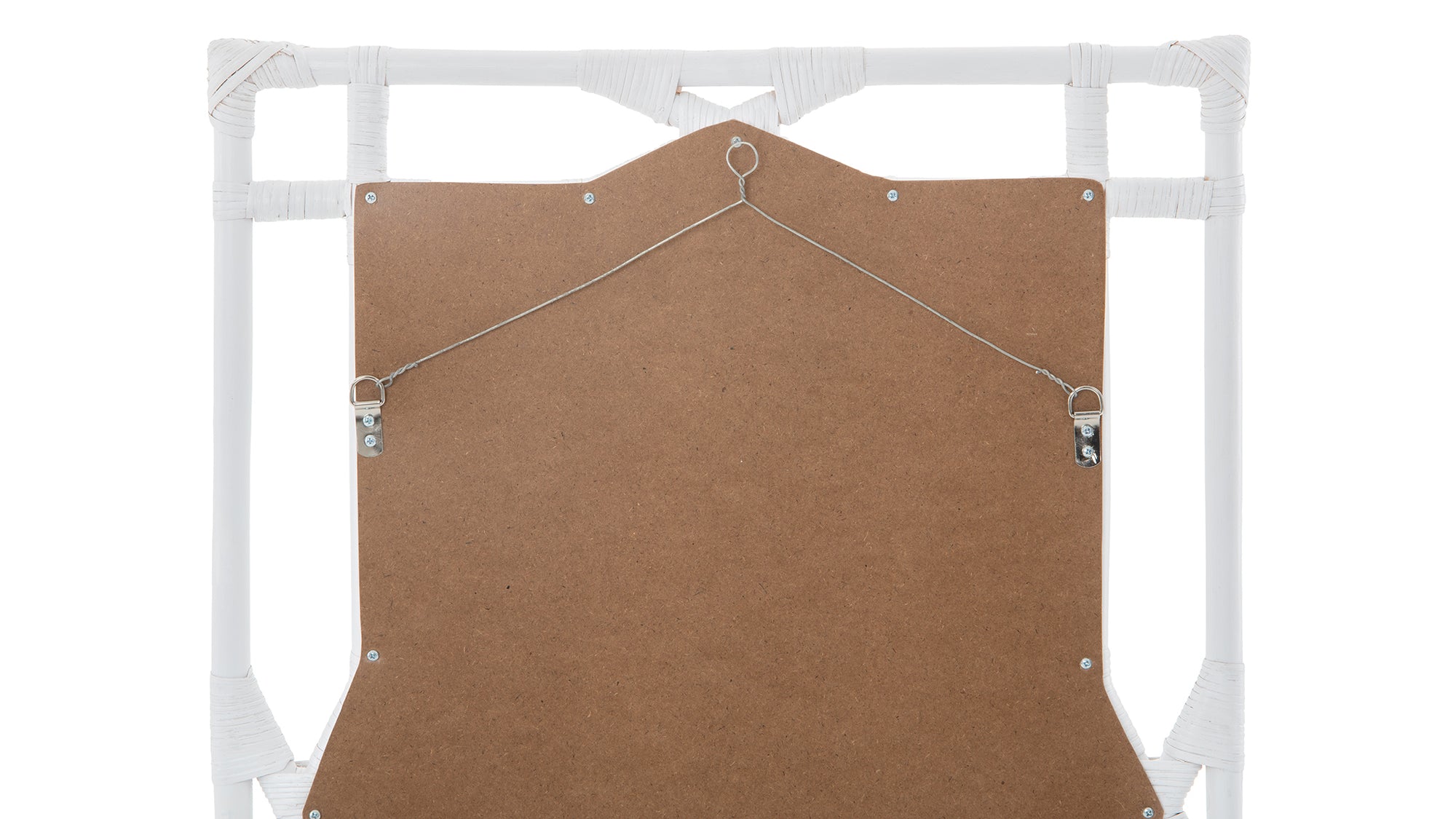 Rectangular Rattan Decorative Chippendale Wall Mirror