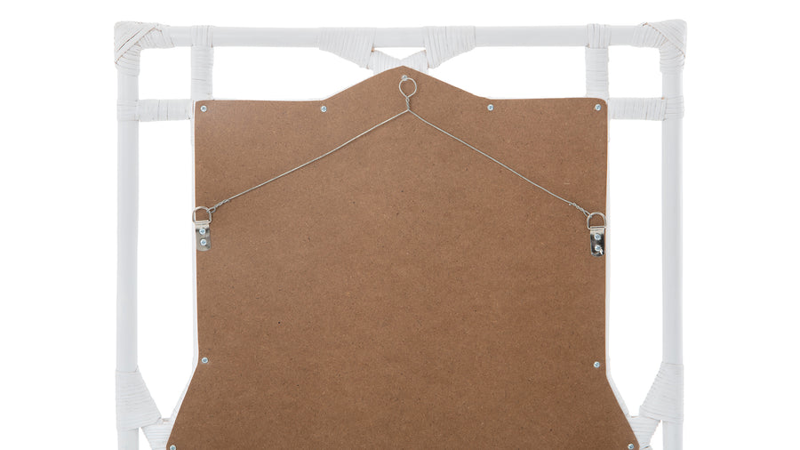 Rectangular Rattan Decorative Chippendale Wall Mirror