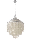 Kouboo Round Chandelier With Round Capiz 