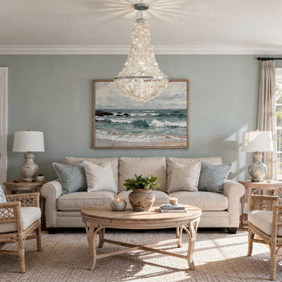 Manor Capiz Seashell Chandelier