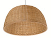 Wicker Dome Pendant Lamp