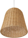 Wicker Bell Pendant Lamp