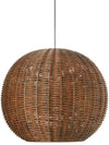 Wicker Ball Pendant Lamp