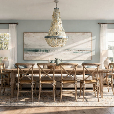 Manor Capiz Seashell Chandelier