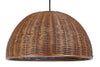 Wicker Dome Pendant Lamp