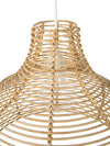 Palau Continuous Weave Wicker Dome Lamp, Natural, Large