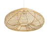 Palau Continuous Weave Discus Wicker Pendant Lamp, Natural