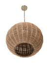 Panay Wicker Ball Pendant Lamp, Natural