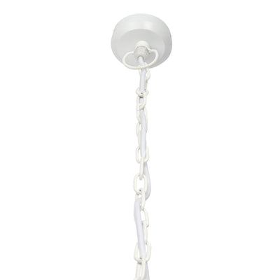 Luhu Open Weave All Weather Cane Rib Outdoor Bell Pendant Lamp