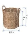 Oversized Round Seagrass Basket