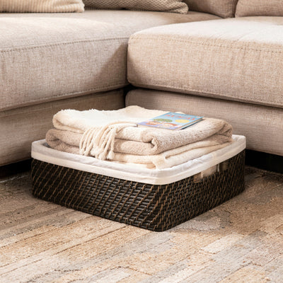 Laguna Rattan Shelf Basket with Liner