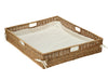 Wicker Under Bed Basket with Liner & Cover