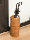 La Jolla Rattan Round Umbrella Stand with Water Catch