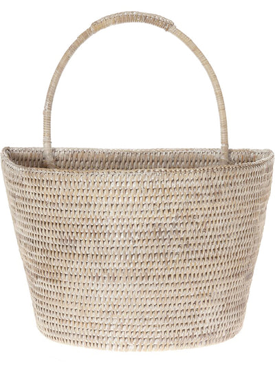 La Jolla Rattan Wall Basket