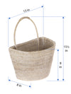 La Jolla Rattan Wall Basket